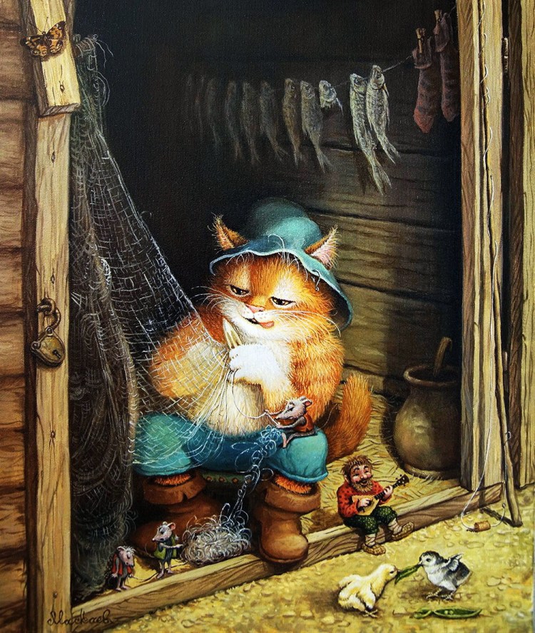 Александр Маскаев сказочные коты