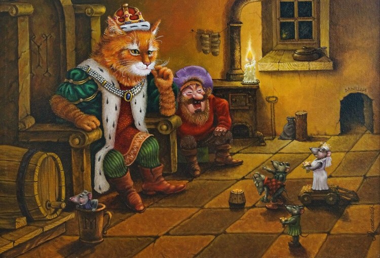 Художник Александр Маскаев кот Кузьма