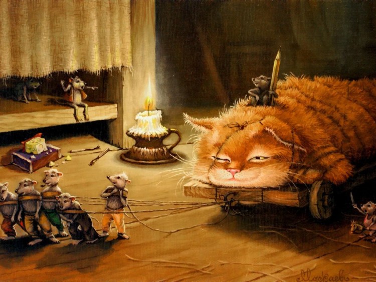 Маскаев Александр художник Домовой