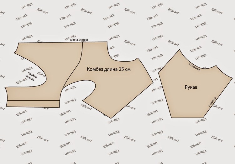 Выкройка комбеза для собаки