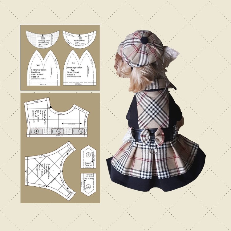 Платье для собаки выкройка