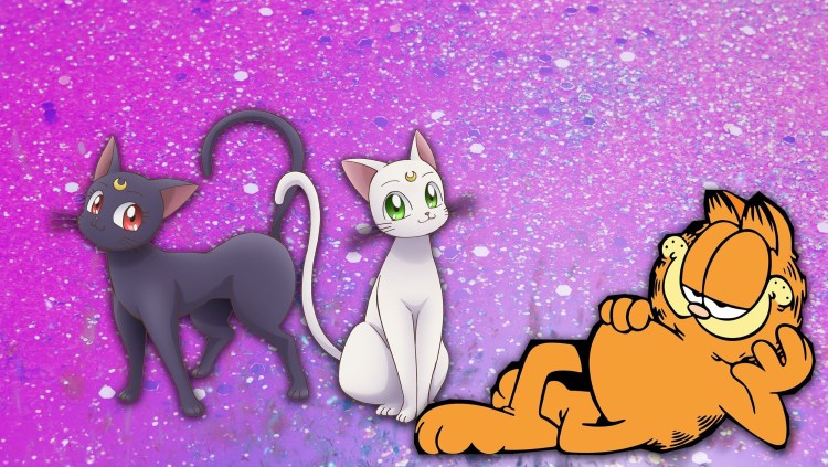 Sailor Moon Луна кошка Art