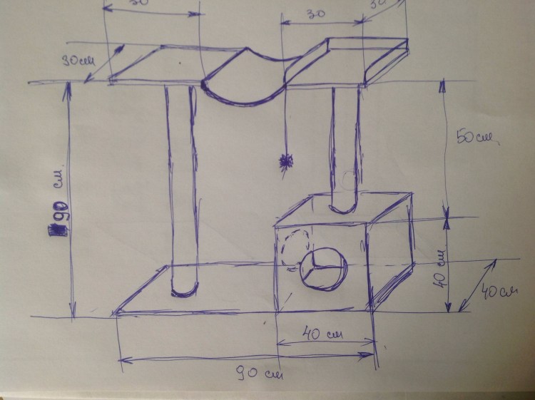 Когтеточка домик kd042
