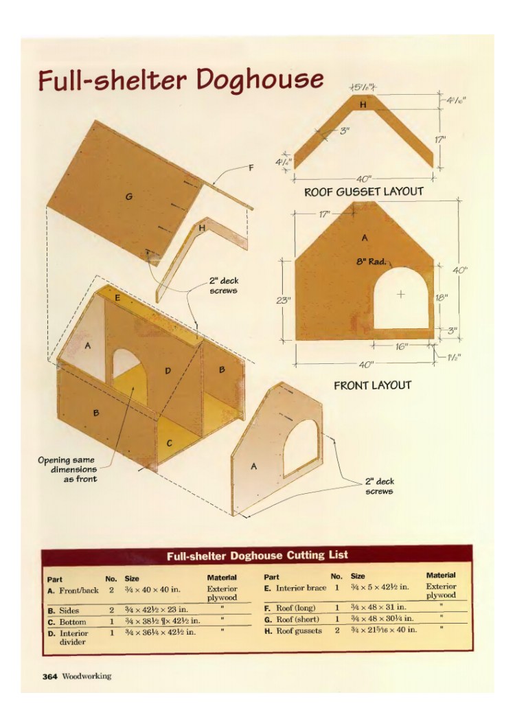 Развертка новогоднего домика