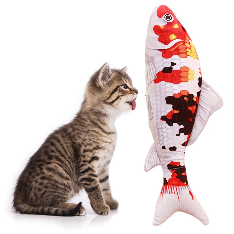 Котенок с рыбкой