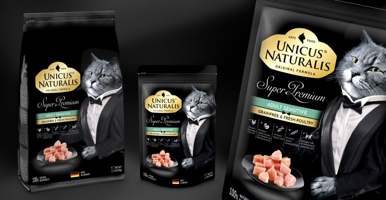 Кошачий корм упаковка