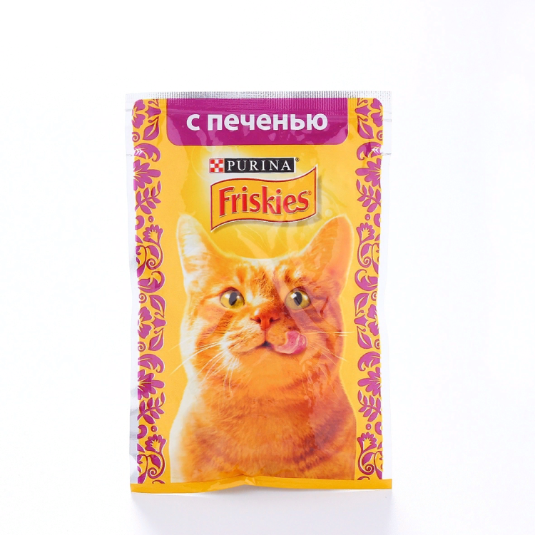 Корм friskies д/кошек 85г индейка