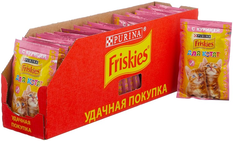 Корм для котят friskies с курицей 24шт. Х 85 Г