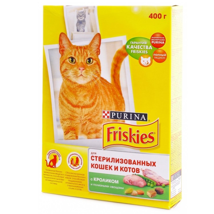 Корм для кошек friskies в подливе, 85гр