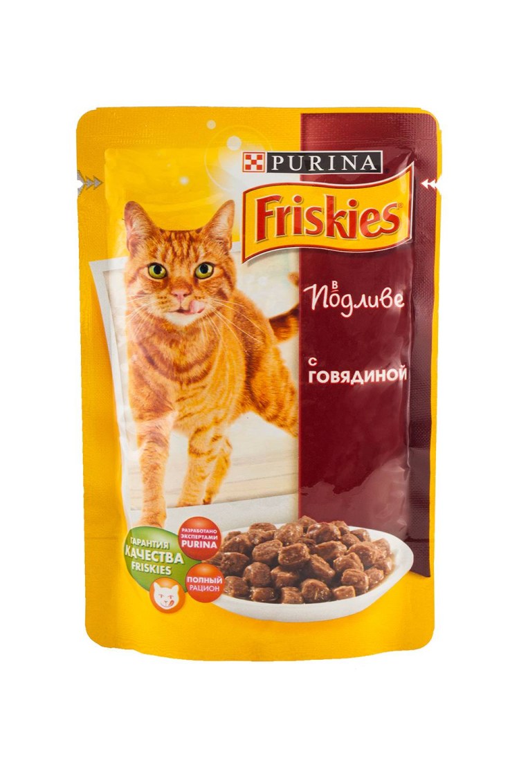Корм для кошек friskies с лососем 100 г