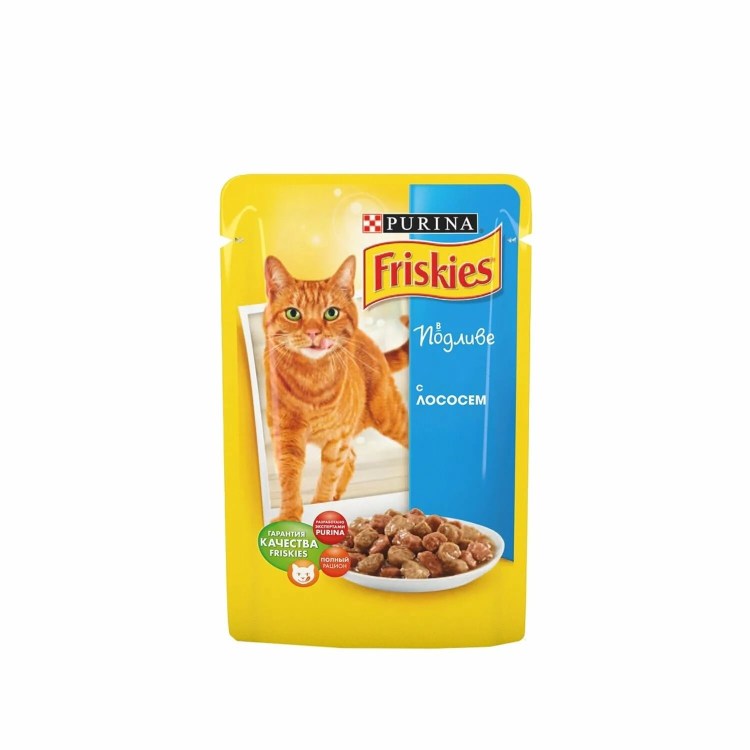 Корм для кошек friskies с курицей, 85 г, пауч