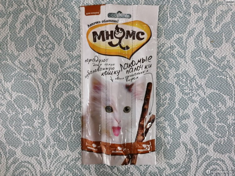 Мнямс палочки лакомые для котят 5г n3 с индейкой ветеринарн.