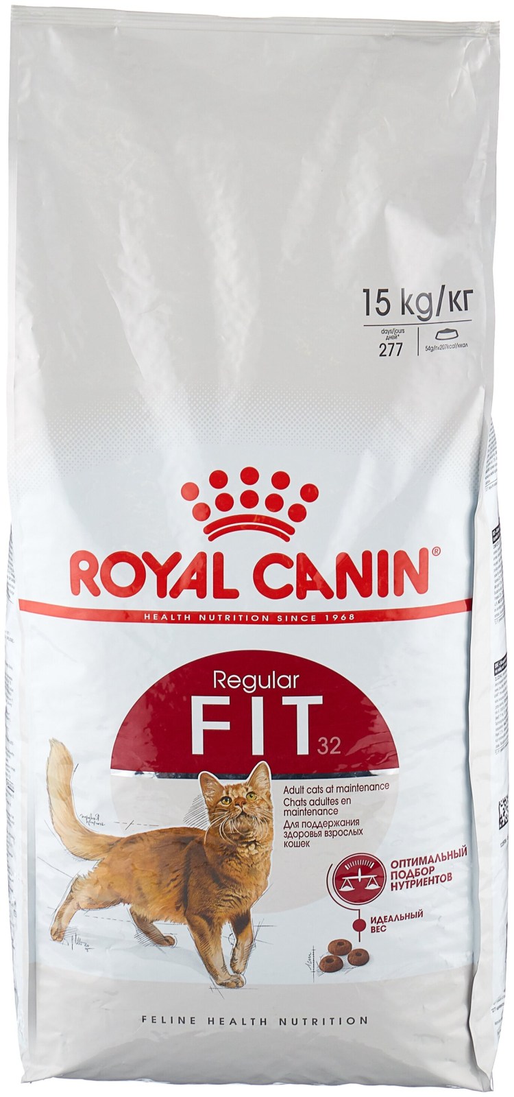 Роял Канин фит 15 кг для кошек