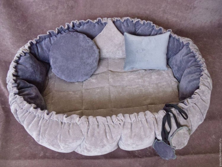 Шьем лежак для кошки