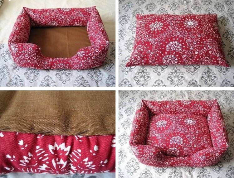Шьем лежанку для кошки