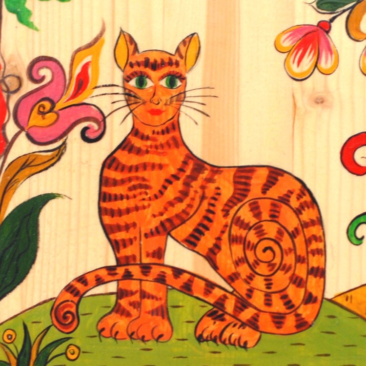 Кот Казанский лубок