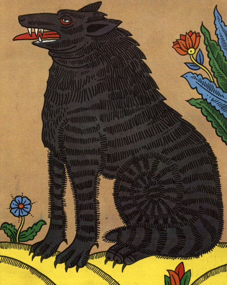 Лубок петушок