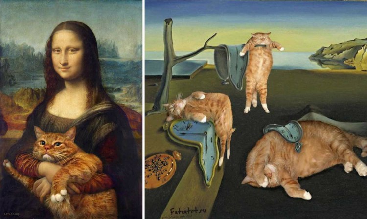 Ван Гог автопортрет кот
