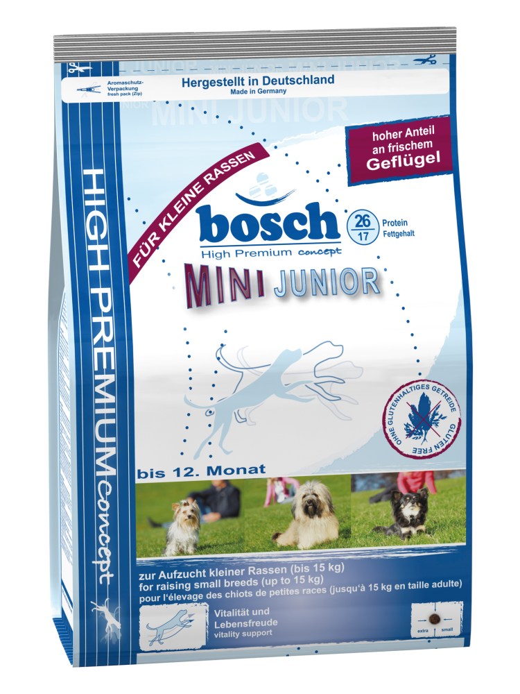 Bosch Mini Junior корм для щенков мелких