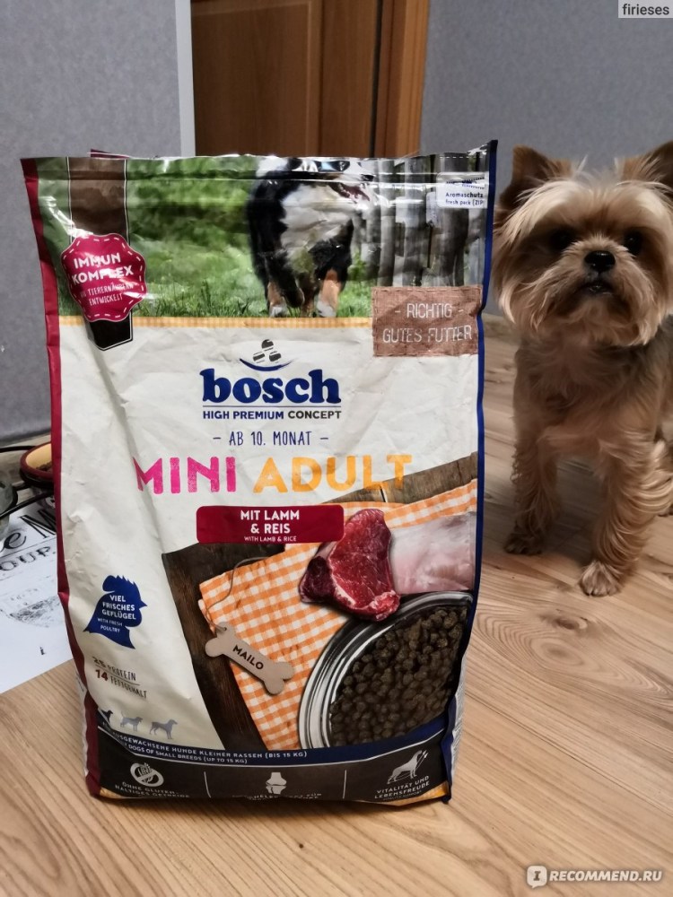 Bosch Adult с ягнёнком и рисом сухой корм для собак 3 кг