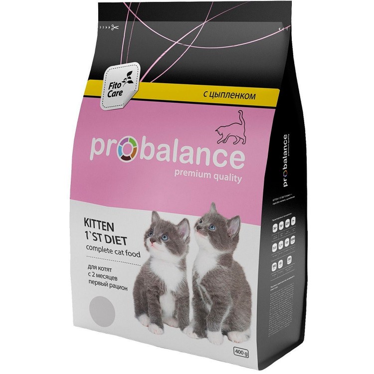 PROBALANCE 1'St Diet корм сухой д/котят с цыпленком