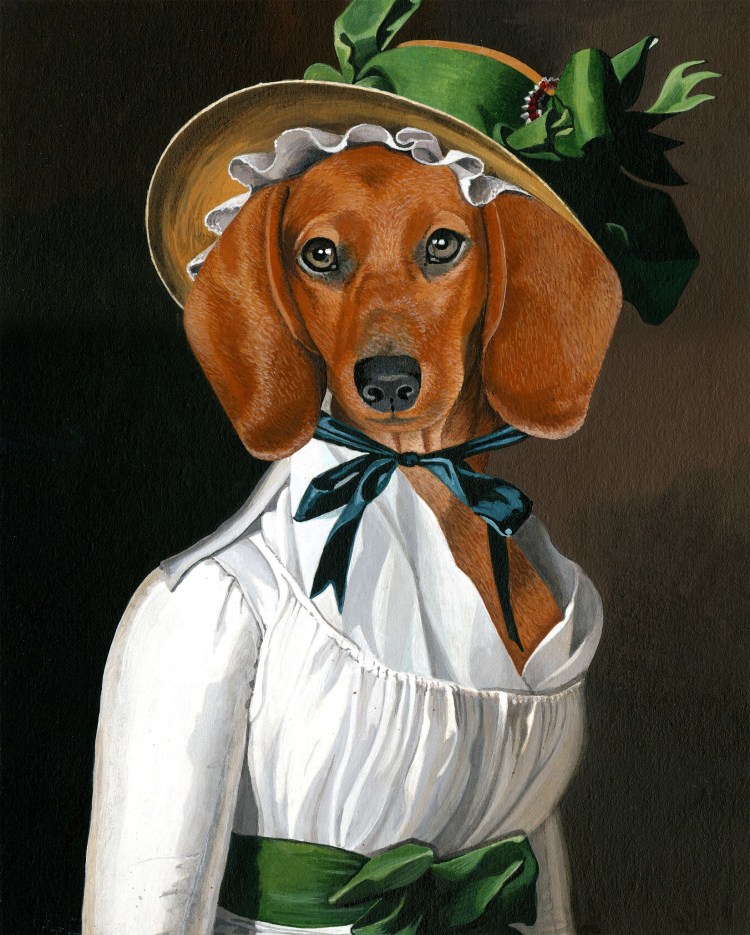 Собака во фраке