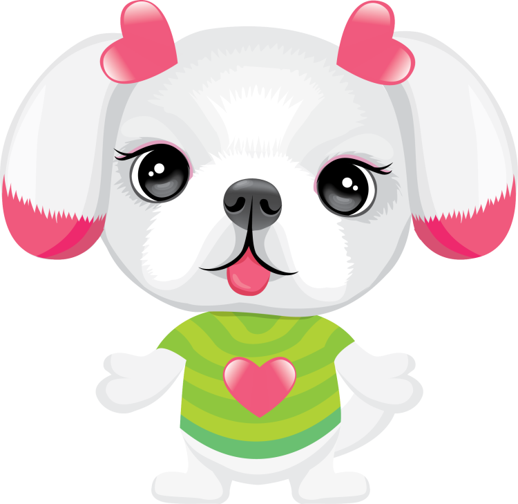 Померанский шпиц вектор