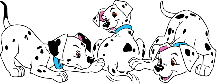 Рисунок собаки пятном