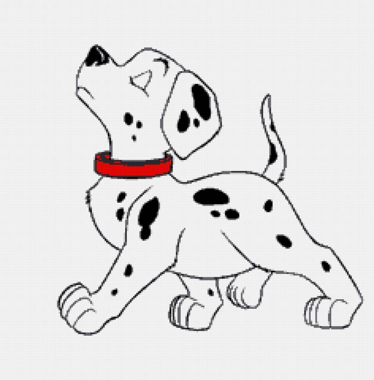 Хаски мультяшный