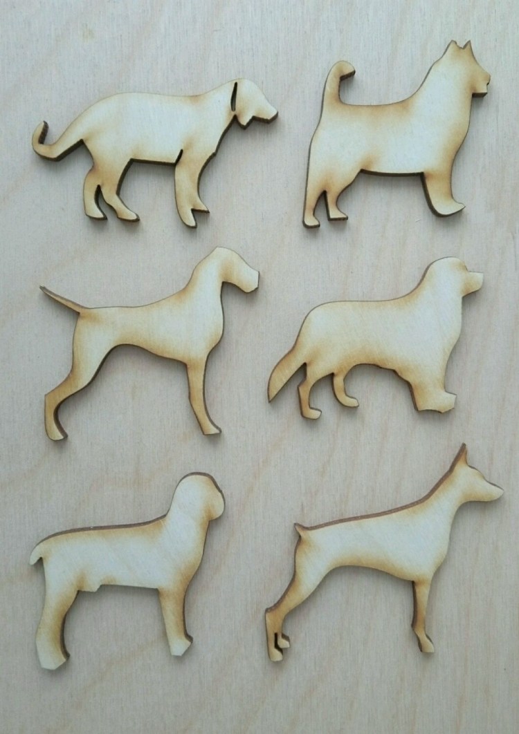 Деревянные заготовки для значков