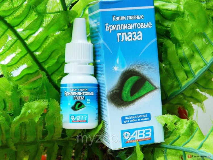 Капли для глаз кошке Бриллиантовые глаза