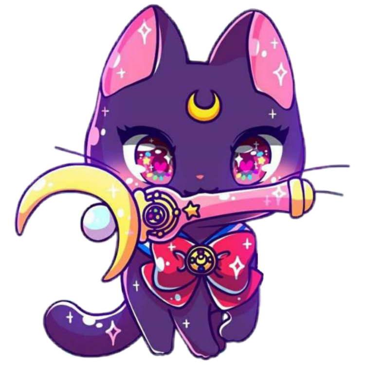 Котик из мультика сейлормун