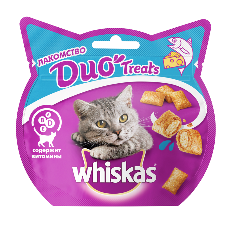 Лакомство для кошек вискас дуо