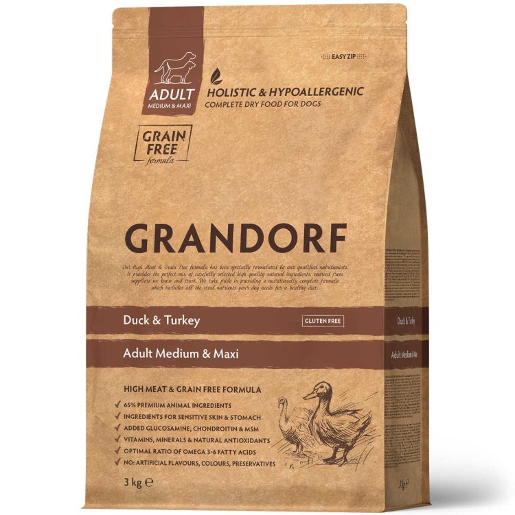 Грандорф корм для собак 12 кг ягненок рис