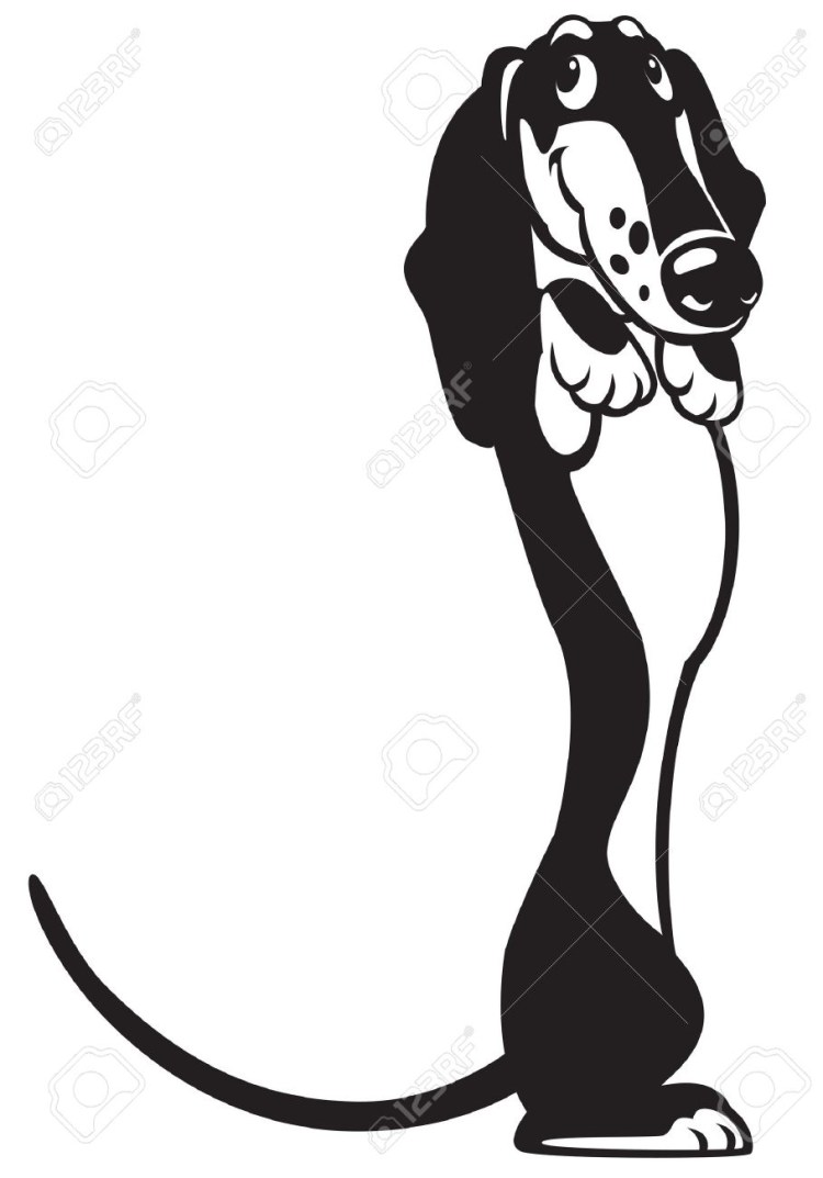 Такса рисунок