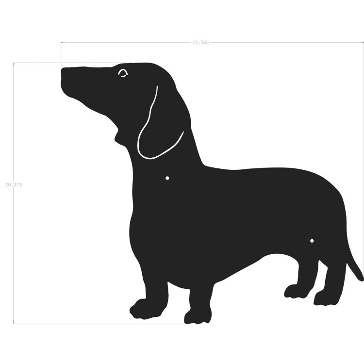 Такса силуэт