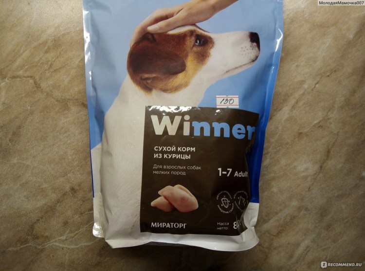 Корм для собак Мираторг winner