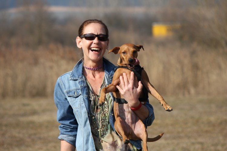 Собачка и человек