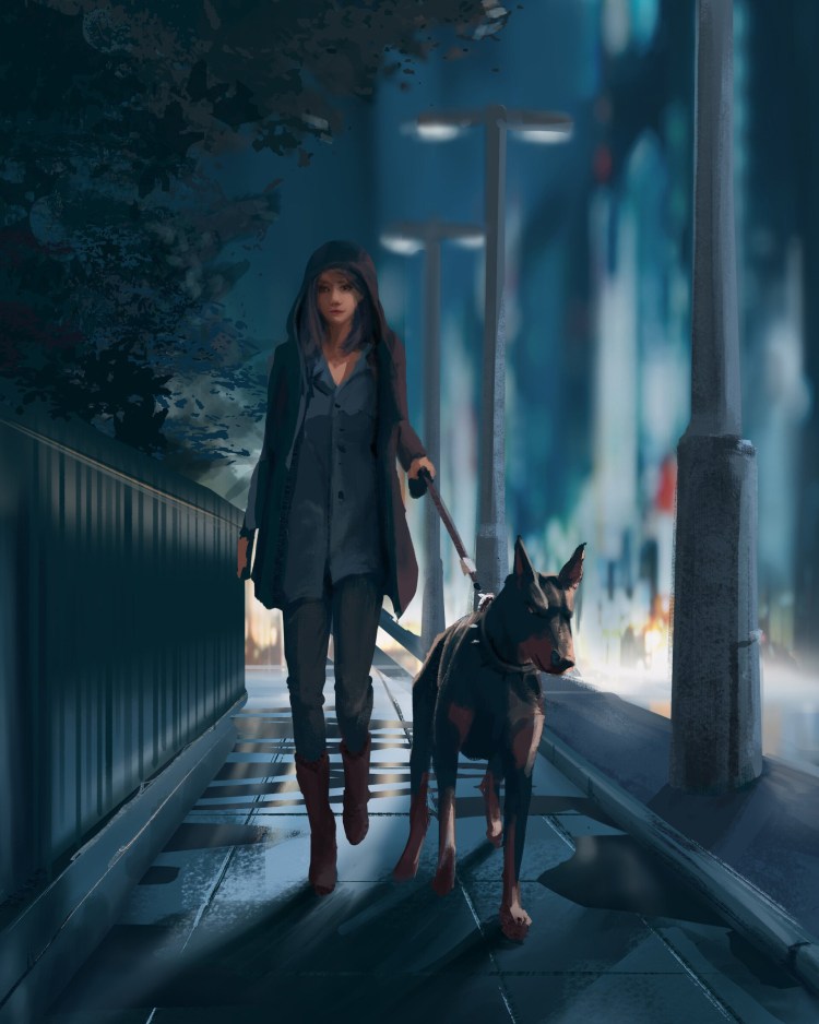 Доберман девочка