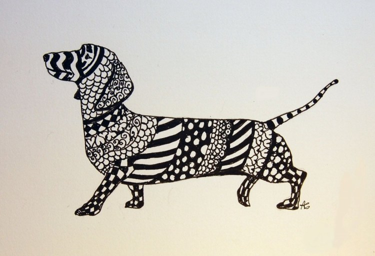 Собака стилизация