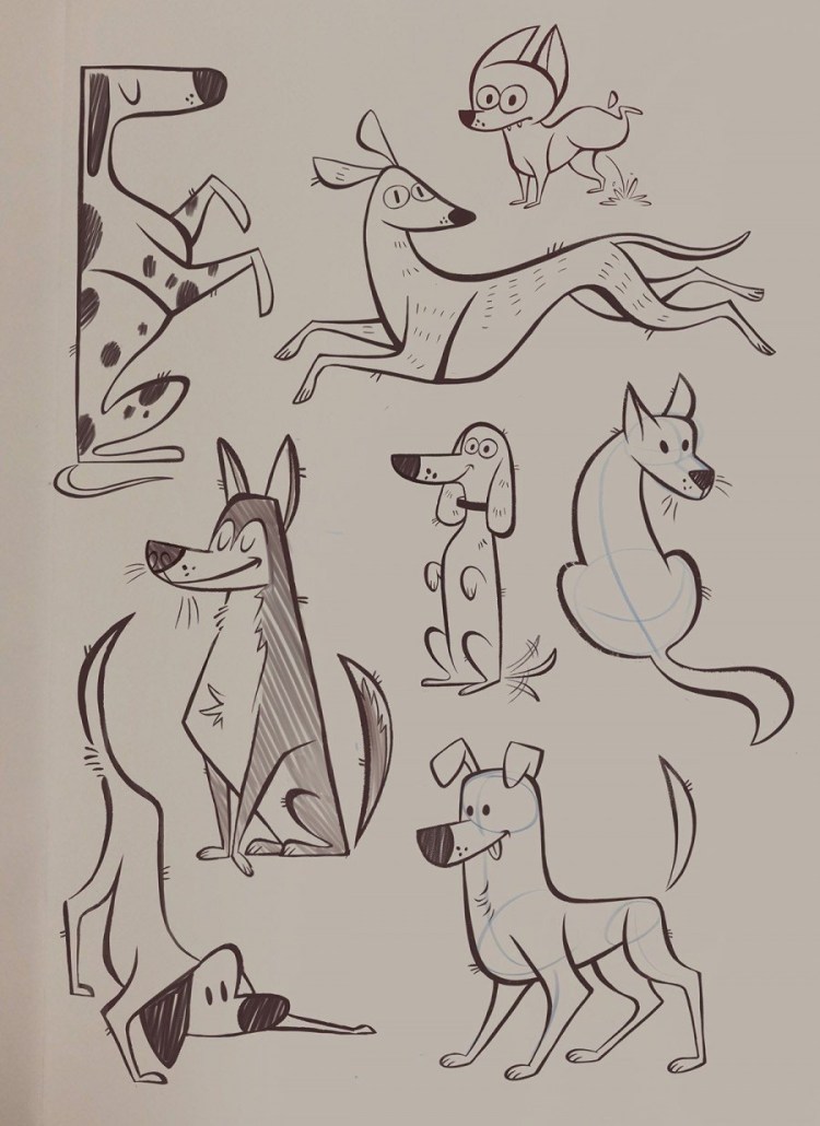 Собака стилизация