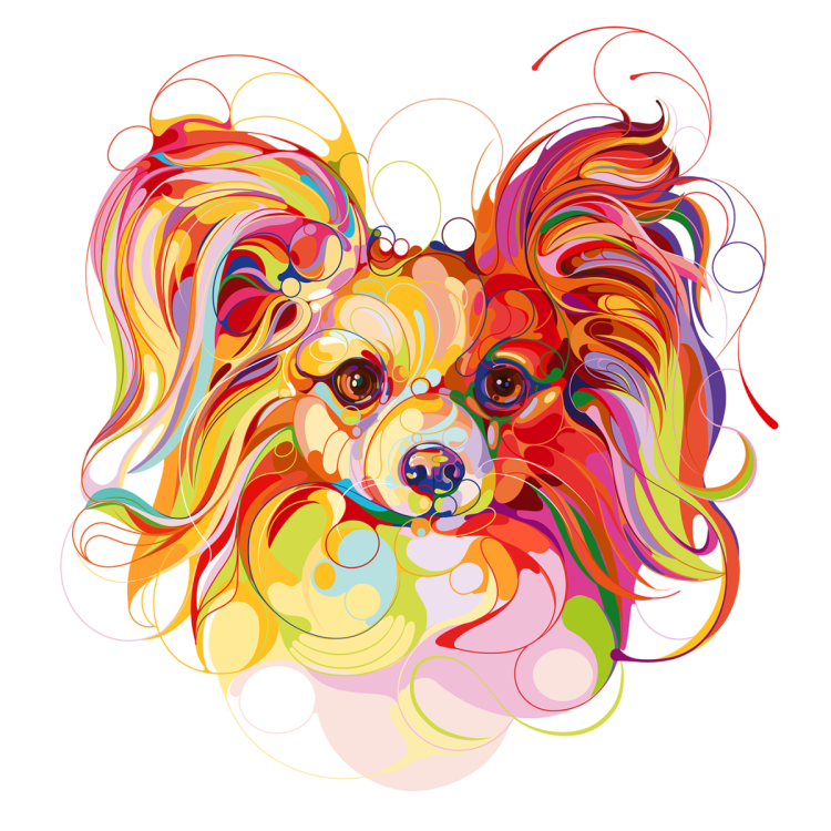 Силуэт собаки