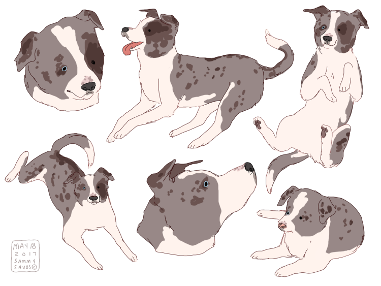 Щенок стилизованный