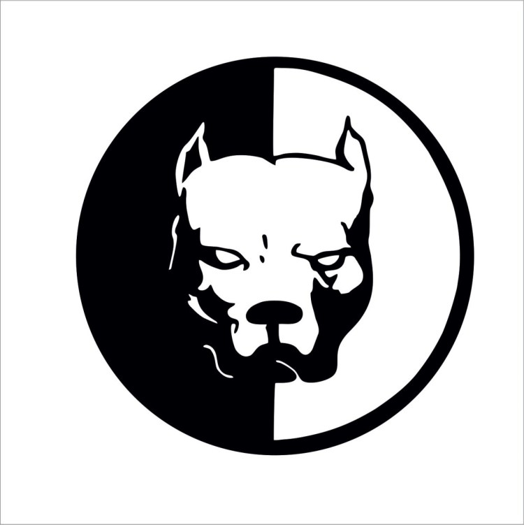 Питбуль значок