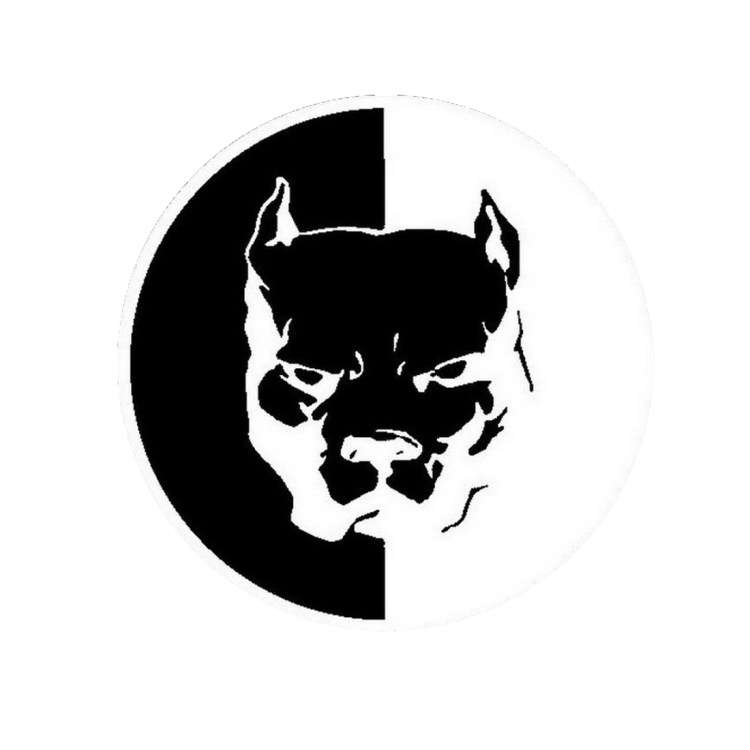 Питбуль наклейка на авто