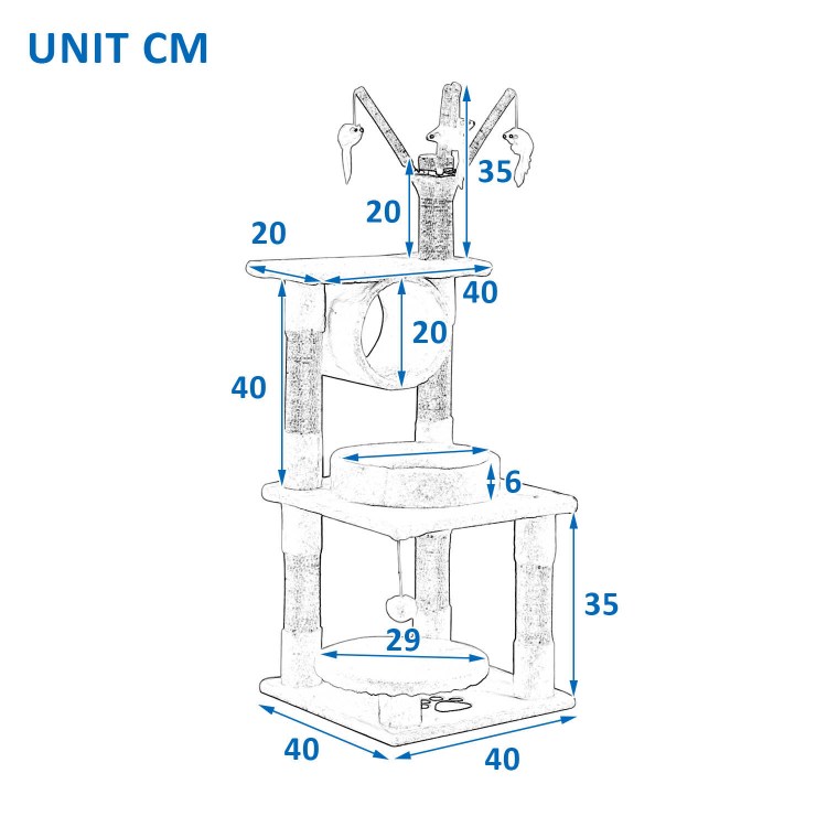 Когтеточка домик kd042