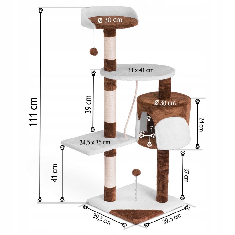Домик для кошки Размеры