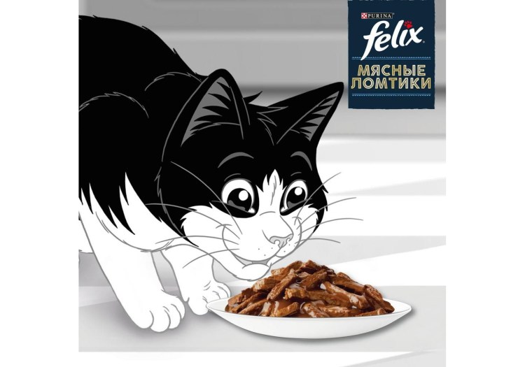 Феликс корм для кошек кролик 85г