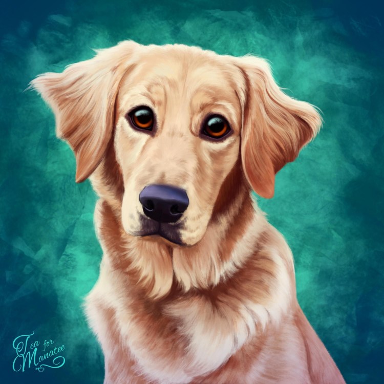 Милый щенок арт