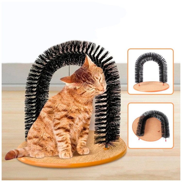 Когтеточка (Меридиан) "Арена" с игрушкой (41*41*59) геометрия д/кошек